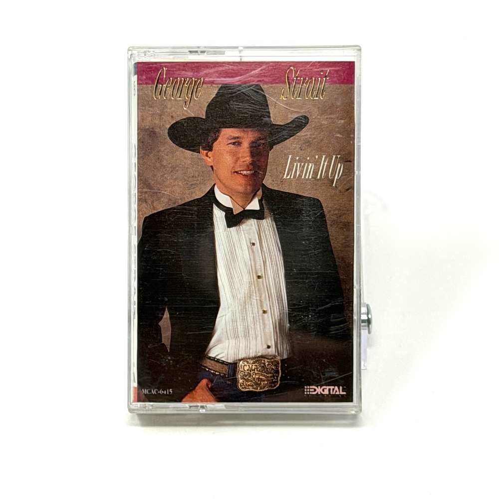 George Strait Livin It Up Cassette Tape Country MCA Records